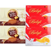 우리가스토리 벨기 에그 버터와플 쿠키 13.9g x 20p x 3개 + 리브라 브라카 커피 비스킷 15g x 24p x 2개 세트, 1세트