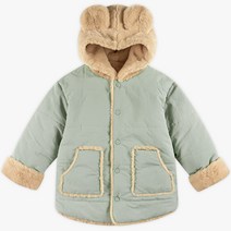 월튼키즈 아동용 곰돌이 퍼 후드 패딩 점퍼