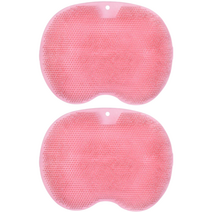 여니팩토리 미끄럼방지 풋브러쉬 패드 핑크, 1개입, 2개