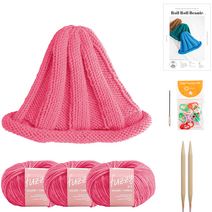 야나 퍼지 롤롤 비니 DIY키트 세트, 07 체리블라썸, 1세트