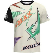 스맥스코리아 남성용 그랜드 숄더핏 쿨소재 배드민턴 티셔츠 SMAX-34