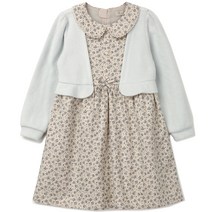 페리미츠 여아용 가디건 레이어드 원피스 P2242O671