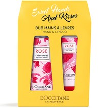 록시땅 로즈 핸드 앤 립 듀오 세트, 1세트