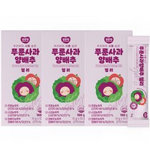 또또맘 유아용 푸룬사과양배추 젤리, 푸룬 + 사과 + 양배추 혼합맛, 3박스