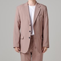 카포넬 남성용 심플 플랩포켓 쓰리버튼 수트 BSUT08