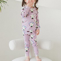 코디아이 아동용 칸나 스판 기모 내의 상하의 세트