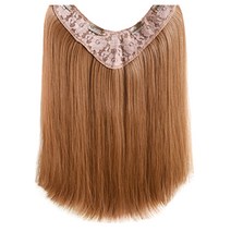 하이유니 스트레이트 펌 반가발 45cm, 라이트브라운, 1개