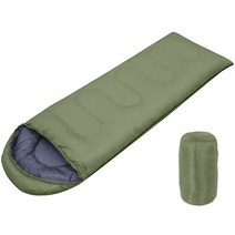 앤도 심플 방한 침낭 1.3kg, 아미그린, 1개