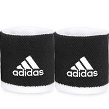 아디다스 테니스 손목밴드 FK0912, 블랙