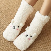 뮤젠 여성용 미끄럼 방지 패션 실내 양말