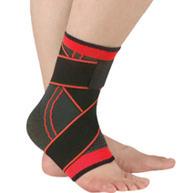 심플라인 씀 더짱짱 스트랩 발목보호대 레드, 1개