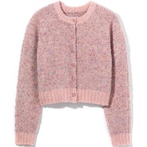 오앨 여성용 BOUCLE KNIT CARDIGAN