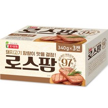 롯데햄 로스팜 97 햄통조림, 3개, 340g