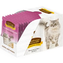 데라크 고양이 내추럴 치킨 새우 파우치 70g, 치킨 + 새우 혼합맛, 12개
