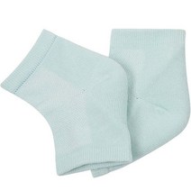 간지앳홈 부드러운 발 뒤꿈치 케어 반 양말 06 초록그린, 2개입, 1개