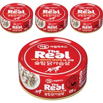 하림펫푸드 더리얼 슬림 닭가슴살 DOG 습식사료, 닭, 4개, 135g