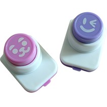 키친구 김펀치 2종 세트, 핑크, 바이올렛, 1세트