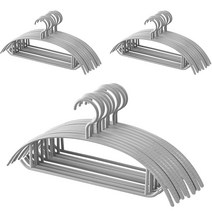 네이쳐리빙 어깨뿔방지 베이직 니트 옷걸이, 30개, 그레이