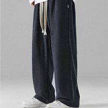 남성용 코듀로이 하이 스트리트 캐쥬얼 트레이닝 팬츠 A type