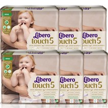 리베로 터치 기저귀 유아용 특대형 5단계(10~14kg), 240매