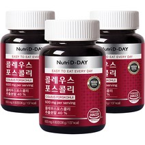 뉴트리디데이 프리미엄 콜레우스 포스콜리 36g, 60정, 3개