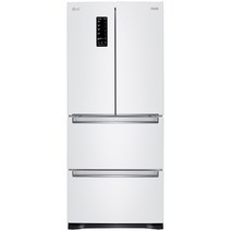 LG전자 디오스 김치톡톡 스탠드형 김치냉장고 402L 방문설치, K416W141, 화이트