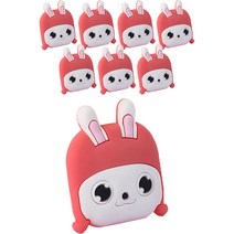 꼬까 문고리 가구 찍힘방지패드, 02 자홍, 8개