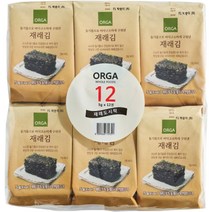 ORGA 들기름으로 바삭구운 재래김 12p, 60g, 1개