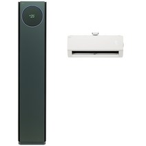 LG전자 인버터 58.5㎡+18.7㎡ 휘센 오브제컬렉션 2 in 1 멀티형 타워에어컨 스페셜 방문설치 FQ18SDNGR2