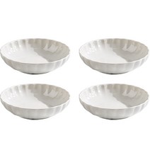 시라쿠스 프리즈 찬기 13cm, 화이트, 4개