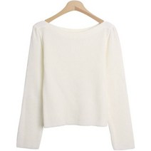 여성용 핑그렌 입술넥 베이직 니트 cpnt4337k31