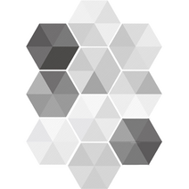 바우마켓 데코피디 육각 타일 방수 스티커 10p, LB001