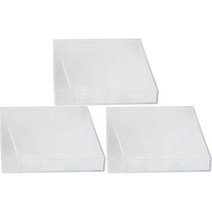 The 해피앤 부착식 카운터 보드형 미니 수납박스, 투명, 3개