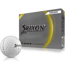 스릭슨 지스타8 다이아몬드 골프공 3피스 12p, 화이트, 1개