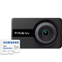 파인뷰 전후방 FHD 블랙박스 + GPS 안테나 + WiFi 동글 FineVu X950 POWER, 64GB