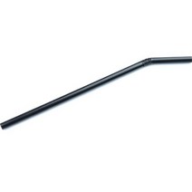 스완 일회용 빨대 낱개포장 자바라 검정 7 x 210 mm, 1개입, 500개