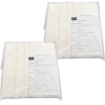 이베이비랜드 종이빨대 화이트, 200개입, 1개