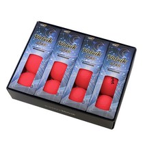 볼빅 star 무광 컬러 골프공 3피스 3p, 레드, 4개