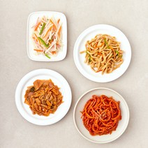 델리코by정미경 바로만든 반찬 볶음김치 150g + 어묵채볶음 120g + 매콤진미채무침 120g+ 감자채볶음 100g 세트, 1세트