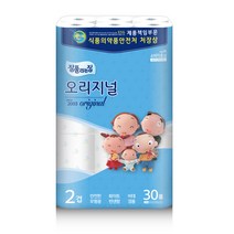 잘풀리는집 오리지널 2겹 화장지 35m, 30개입, 1개