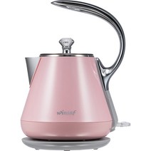 윈세프 이중단열 디자인 전기포트 핑크, WTK-3313