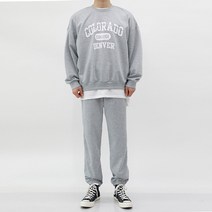 해리슨 남성용 콜로라도 맨투맨 + 조거 팬츠 세트 M11-11 LKE1037