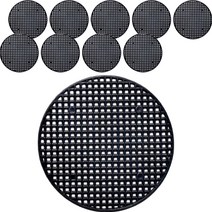 화분 깔망 04 원형 직경 8.5cm, 10개