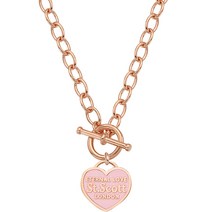 세인트스코트 여성용 빈티지 토글바 하트 목걸이 STJ-NB1331PK