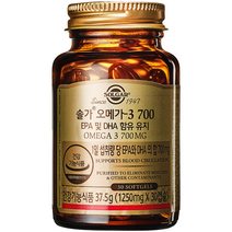 솔가 오메가3 700 30개입, 30정, 37.5g, 1개