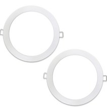 가온엘이디 다운라이트 15W 방습 매입등 DS 175 x 50 mm, 주광색(화이트), 2개