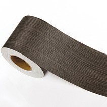 메이트 두꺼운 생활방수 간편부착 무늬목 몰딩 시트지, RM 23 다크브라운