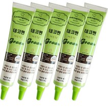 쿠킹스토리 데코펜 그린, 20g, 5개