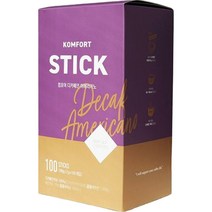 컴포어 디카페인 아메리카노 스틱커피, 1g, 100개입, 1개