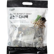 청해명가 여수금빛 훈연멸치가 들어간 훈훈한 다시팩 15p, 1개, 225g